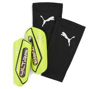 PUMA Protège-Tibias de Football Ultra Twist Sleeve M, Yellow Alert Black
