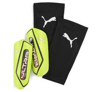 PUMA Protège-Tibias de Football Ultra Twist Sleeve L, Yellow Alert Black