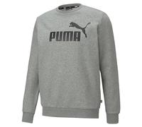 PUMA Ess Big Logo Crew TR Sweater Homme, Medium Gray Heather, L