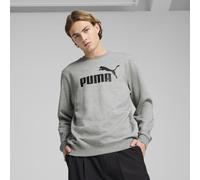 Puma Pull ras du cou à logo ESS N° 1 Crew FL Homme Medium Gray Heather