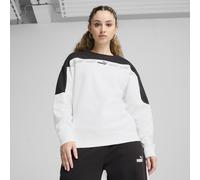PUMA Pull ras du cou Around The Block Femme, Vêtements, Blanc, XXL XXL