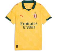 Puma Ac Milan Third Shirt 2025 2026 Juniors Jaune/Vert 11-12 (L) Male