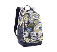 PUMA PUMA Academy Backpack, Sac à dos Unisexe Enfants, PUMA Navy-Soccer Badges AOP, OSFA - 090697