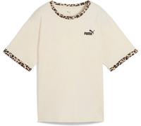 Puma Puma Beige Essential Animal Print Relaxed T-Shirt