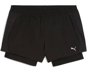 Puma Puma Black Womens Velocity 2in1 3 Running Shorts Black M (EU 40-42)