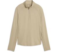 Puma Puma Brown YOU-V Solid Quarter-Zip Golf T-Shirt