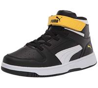 Puma - PUMA - Chaussures pré-école Layup SL V Slip Re-Unisexe, 33 EU, Puma Black/Puma White/Dandelion