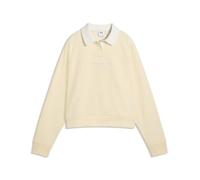 PUMA Polo décontracté en Polaire à Manches Longues Class Femme XS, Buttercream Yellow