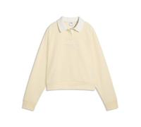 PUMA Polo décontracté en Polaire à Manches Longues Class Femme XL, Buttercream Yellow