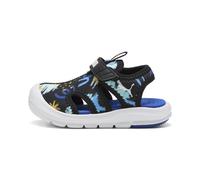 PUMA PUMA FUN RACER SANDAL AOP V INF, Sandale glissante Unisexe, PUMA BLACK-VIVID BLUE,