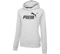 Puma Puma Grey Essentials Logo Womens Hoodie