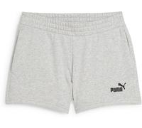 Puma Puma Grey Womens ESS Small No. 1 Logo 4'' Shorts Grey XX-Large