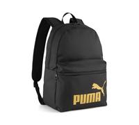 PUMA PUMA PHASE Backpack, Sacs à dos classiques Unisexe, PUMA Black-Gold-No.1 Logo, OSFA - 091164