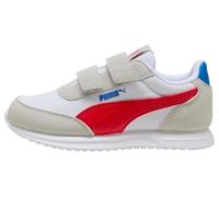 PUMA R78 LIGHTWIND V PS Sneaker, Cool Light Gray-Dark Crimson White, 31.5 EU