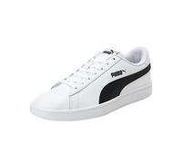 PUMA Puma Smash v2 L Baskets Mixte, Puma Blanc Puma Noir, 46 EU