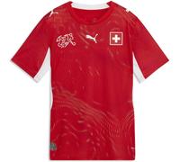 Puma Puma Switzerland Home Shirt 2026 Juniors Rouge/Blanc 9-10 (M) Unisex