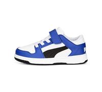 PUMA, Puma White PUMA Black Royal Sapphire, 11.5 Little Kid