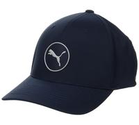 PUMA pumagolf Circle Cat Tech Cap Capuchon, Bleu Marine foncé, Taille Unique Homme