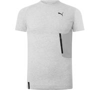 Puma Pumatech Pocket Regular Fit T-Shirt Light Gry He M Male