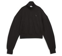 PUMA Sweat à col Rond à Demi-Fermeture zippée PUMATECH Sense Femme XL, Black