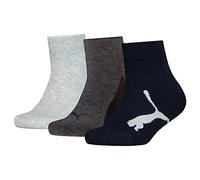 PUMA Quarter Plain Chaussettes Mixte enfant (lot de 3)