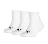 PUMA Chaussettes courtes enfant mixte Coton recyclé Blanc 23-26 EU - Nouveau