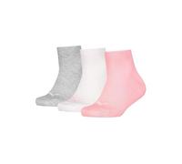 PUMA Quarter Recycled Cotton Chaussettes, Rose Water, 27-30 (Lot de 3) Mixte Enfant