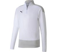 Puma Quarter-Zip Fleece Blanc/Gris S Male
