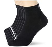 Puma - Quarters - Chaussettes de sport (lot de 6) - Homme - Noir - 35-38 EU