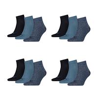 Puma Quarters Lot de 12 paires de chaussettes de sport, Mixte, Bleu jeans, 39/42