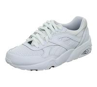 Puma R698 Core Leather - Chaussures d'Entrainement - Mixte Adulte - Blanc (White/White/Grey 01) - 37 EU (4 UK)