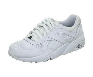 Puma R698 Core Leather - Chaussures d'Entrainement - Mixte Adulte - Blanc (White/White/Grey 01) - 37 EU (4 UK)