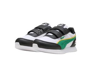 PUMA R78 LIGHTWIND Super V PS Sneaker, White-Archive Green Black, 29.5 EU