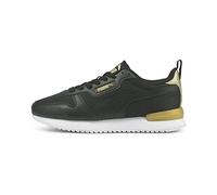 PUMA R78 WNS Metallic Pop, Chaussures de Course Femme, Multicolore Puma Black Puma Black Puma Team Gold, 36 EU
