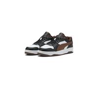 Puma Rbd Break Low Sneakers Pour Hommes 402586 14 Noir-Châtaigne Brun-Blanc