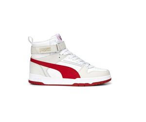 PUMA RBD Game (Big Kid) Puma White/for All Time Red/Feather Gray/Puma Gold 7 Big Kid M