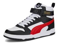 PUMA Mixte RBD Game Basket, White-High Risk Red Black Team Gold, 44.5 EU