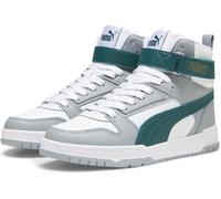 PUMA Mixte Enfant Rbd Game Jr, Puma White Malachite Cool Mid Gray Gold, 38 EU