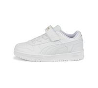 PUMA Rbd Game Low AC PS Basket Mixte Enfant, PUMA Blanc-PUMA Blanc-PUMA Team Or, 29 EU