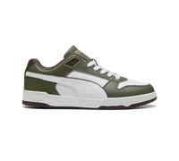 Puma RBD Game Low, Basket Unisexe, Loden Green-Puma White-Chocolate,