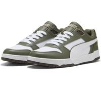 PUMA RBD Game Low, Basket Unisexe, Loden Green-PUMA White-Chocolate,