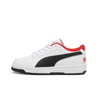 PUMA REB-L JR Sneaker, White Black-for All Time Red, 38 EU