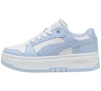 PUMA Rebound Baskets JR pour Femme, Blanc-Haute Tropical, Pointure 38, Puma Blanc Haute Tropique, 38.5 EU