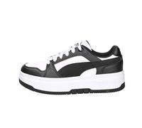 PUMA Rebound Femme Jr Basket, White Black, 36 EU