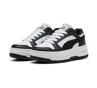 PUMA Rebound Femme Jr Basket, White Black, 37.5 EU