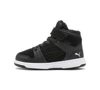 Puma Rebound Layup Fur SD V in Baskets, Noir Black White 01, 27 EU