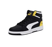 PUMA Rebound Layup SL Jr, Baskets, Black White Dandelion, 38.5 EU