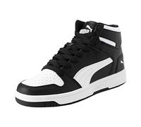 PUMA Rebound Layup SL Jr, Baskets Hautes Mixte Enfant, (Black-White 01), 39 EU