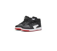 PUMA Rebound Layup SL V PS Cross Trainer Mixte Enfant, Multicolore (Dark Coal Puma White Puma Black Racing Blue for All Time Red), 32 EU