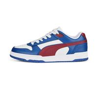 Puma Rebound RBD GAME Low - Chaussures Hommes Cuir Bleu-Blanc 386373-15 , EU 40.5 UK 7